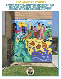 Report cover includes title and picture of small mural on exterior wall