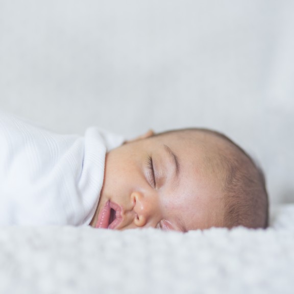 Photo of infant sleeping