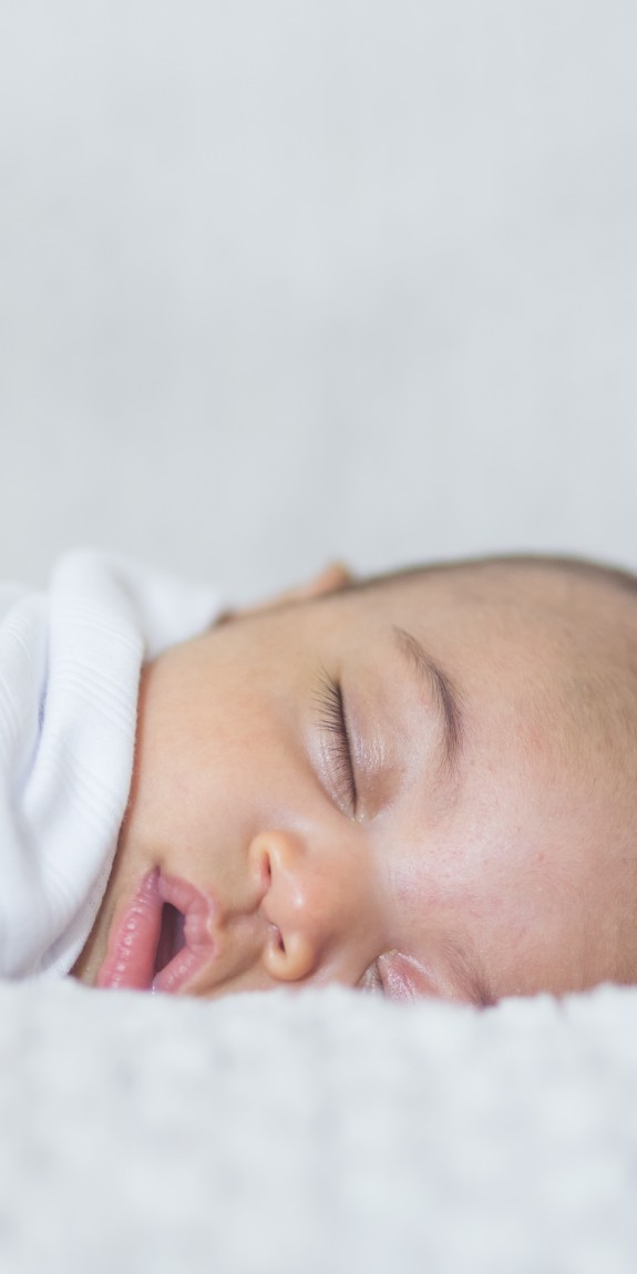 Photo of infant sleeping