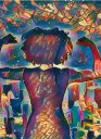 art of young person from behind flexing their arms