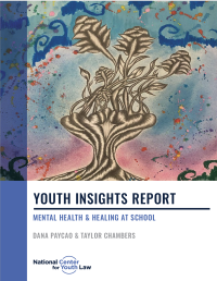 Report cover with unique artwork depicting a growing plant