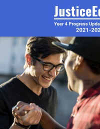 JusticeEd Year Four Progress Update cover