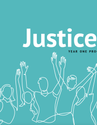Cover of JusticeEd Year One report