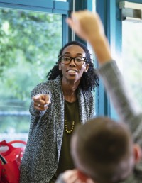 Teacher calls on students