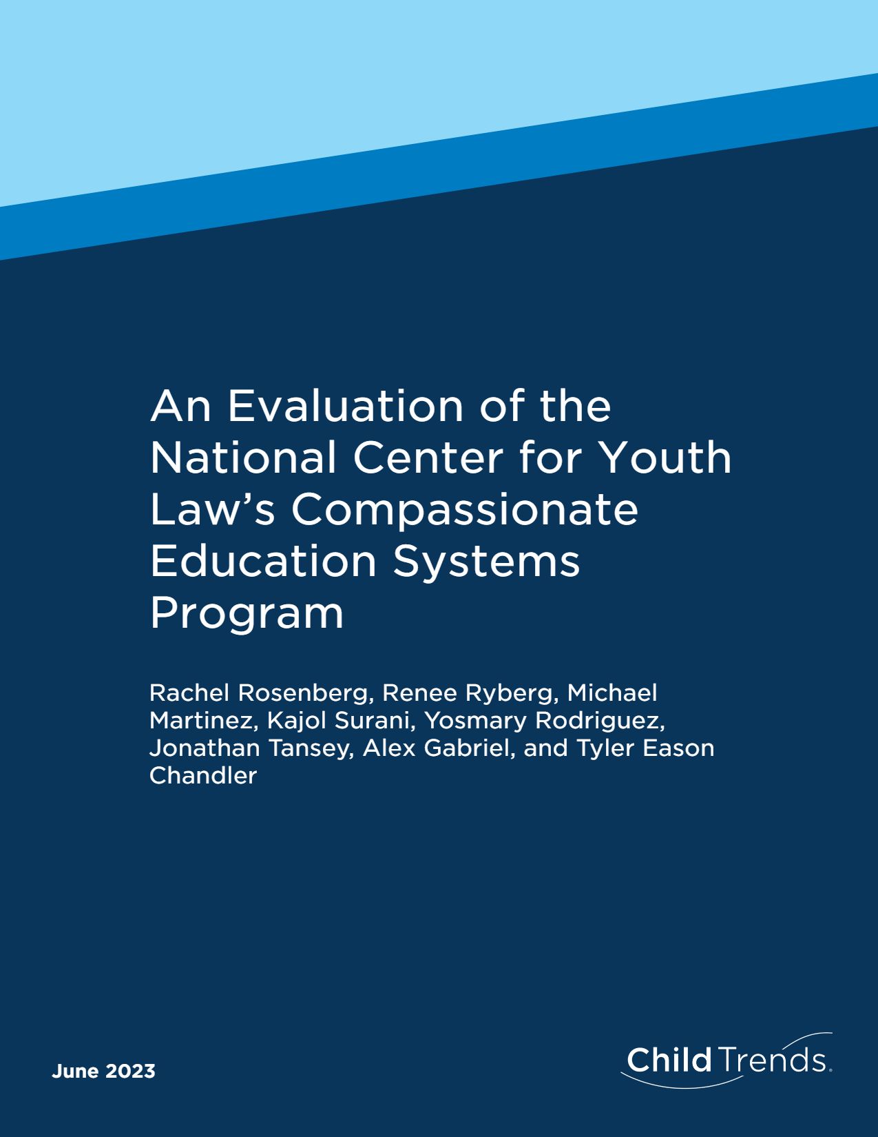 An Evaluation of the National Center for Youth Law’s Compassionate ...
